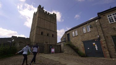 Richmond Castle Entrance, Richmond, North Yorkshire, England