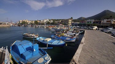 Fishing Boats In Harbour, Elounda, Crete, Greece