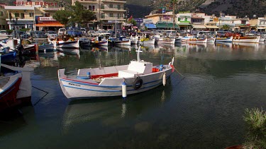 Fishing Boats & Reflections, Elounda, Crete, Greece