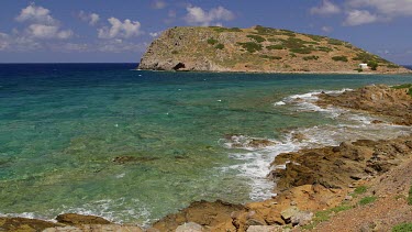 Island Of Mochlos & Aegean Sea, Gulf Of Mirabello, Crete, Greece