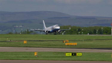 Flybee Embraer Erj-175 Aircraft G-Fbjj, Manchester Airport, England