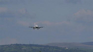 Flybe Embraer Erj-175 Aircraft, G-Fbji, Manchester Airport, England