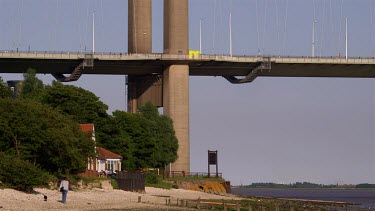 Humber Bridge, North Bank Support Towers, Hessle, Hull, England