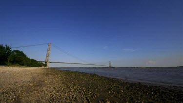 Humber Bridge & Estuary, Hessle, Hull, England