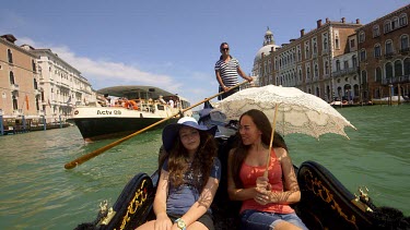 Mother & Daughter & Gondolier, Venice, Italy