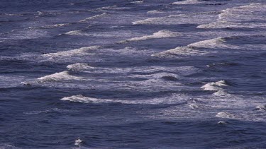 Waves Roll Into Shore, North Bay, Scarborough, North Yorkshire, England, United Kingdom