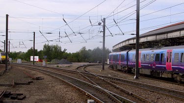 East Coast Class 91 Train, York Railway Station, North Yorkshire, England