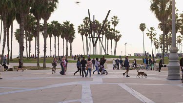 Venice Boardwalk, Venice Beach, Venice, California, Usa