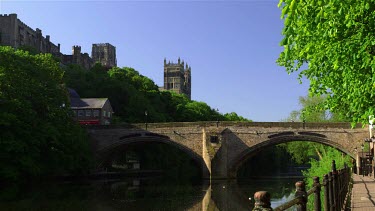 Durham Cathedral, Bridge, River Wear, Durham, England