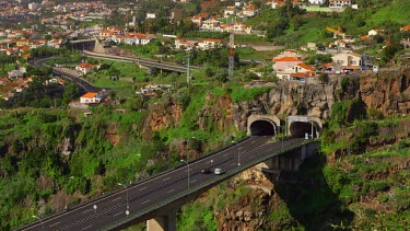 Duel Carriageway Road & City, Funchal, Madeira, Portugal