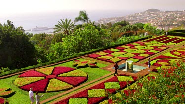 Jardim Botanico Formal Gardens, Funchal, Madeira, Portugal
