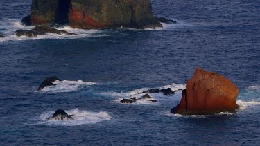 Rocks At Ponta Do Castelo, Atlantic Ocean, Madeira, Portugal