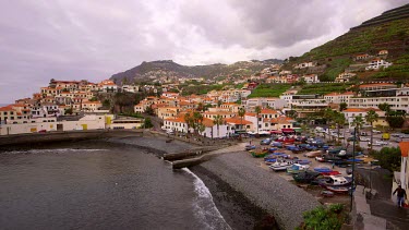 Looking Down On Bay, Camera De Lobos, Madeira, Portugal