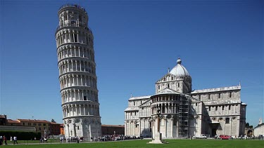 Leaning Tower & St. Mary Cathedral, Pisa, Tuscany, Italy