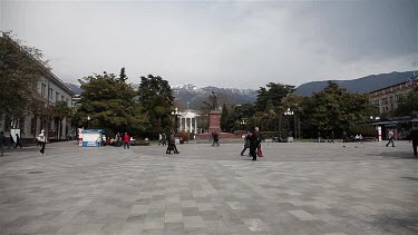 Lenin Statue & City Square, Yalta, Crimea, Ukraine