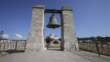 Signal Bell & Saint Vladimir Cathedral, Chersones,Sevastopol, Crimea, Ukraine