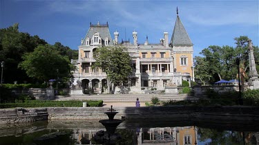 Lily Pond At Massandra Palace, Yalta, Crimea, Ukraine