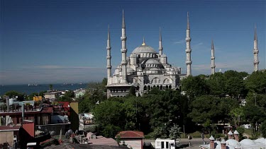 Blue Mosque, Sultan Ahmet Camii, Sultanahmet, Istanbul, Turkey