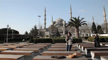 Blue Mosque, Sultan Ahmet Camii, Sultanahmet, Istanbul, Turkey