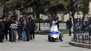 Faith Police & Zabita Electric Scooters, Sultanahmet, Istanbul, Turkey