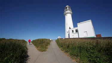 Flamborough Lighthouse, Flamborough Head, East Yorkshire, England