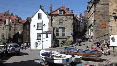 Fishing Boats & Slipway, Robin Hood'S Bay, North Yorkshire, England