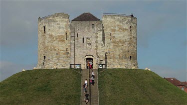 Cliffords Tower, York, North Yorkshire, England