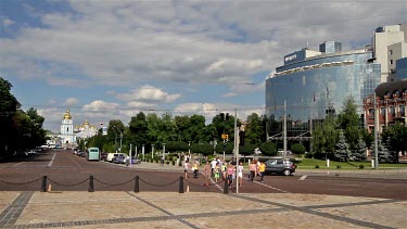 Hyatt Hotel & Volodymirsky Proezd, Kyiv, Kiev, Ukraine