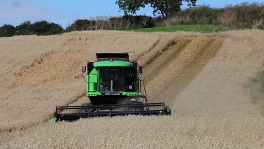 Deutz-Fahr Combined Harvester, North Yorkshire, England