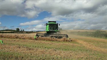 Deutz-Fahr Combined Harvester, North Yorkshire, England