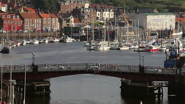Swing Bridge & Harbour, Whitby, North Yorkshire, England