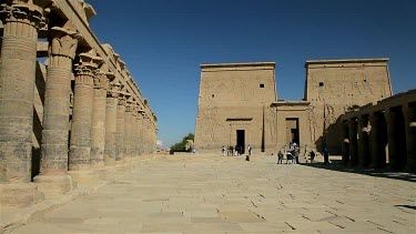 Colonnades & The Temple Of Isis, Philae, Agilkia Island, Aswan, Egypt