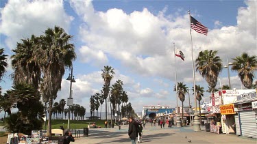 Venice Boardwalk, Venice Beach, Venice, California, Usa