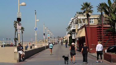 The Strand, Hermosa Beach, California, Usa