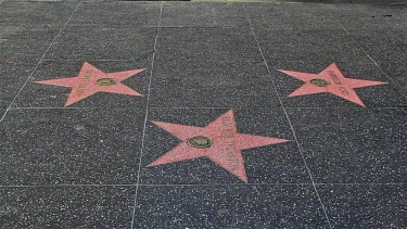 Hollywood Walk Of Fame, Hollywood Boulevard, Los Angeles, Califorina, Usa