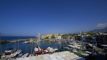 Harbour, Boats & Restaurants, Kyrenia, Northern Cyprus