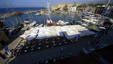 Harbour, Boats & Restaurants, Kyrenia, Northern Cyprus