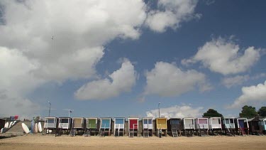 Beach Chalets, Thorpe Bay, Southend-On-Sea, England