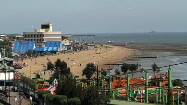 Promenade & Adventure Island Rollercoaster, Southend-On-Sea, England