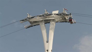 Emirates Air Line Cable Cars, Greenwich, London, England