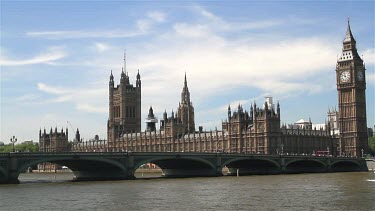 Houses Of Parliament & Westminster Bridge, London, England