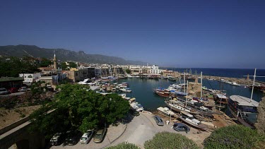 Harbour, Boats & Mediterranean Sea, Kyrenia, Northern Cyprus