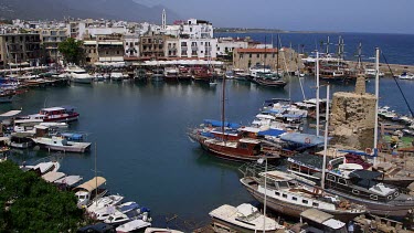 Harbour, Boats & Mediterranean Sea, Kyrenia, Northern Cyprus