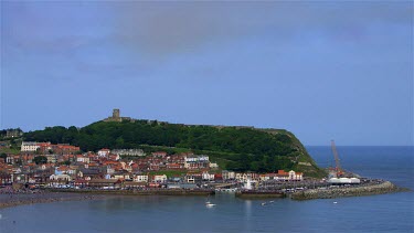 South Bay Beach & Town, Scarborough, North Yorkshire, England