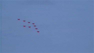 Red Arrows Aerial Display Team, Scarborough, North Yorkshire, England