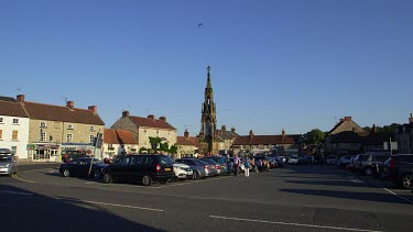 2nd Lord Feversham Monument & Car Park, Market Place, Helmsley, North Yorkshire, England