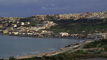 View Of Mellieha From Red Tower, Mellieha, Malta