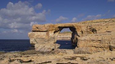 Fungus Rock Black Lagoon, Dwejra, Gozo, Malta