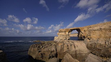 Fungus Rock Black Lagoon, Dwejra, Gozo, Malta