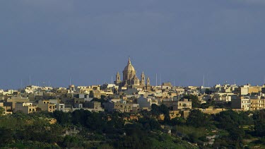 Parish Church & Village, Nadur, Gozo, Malta